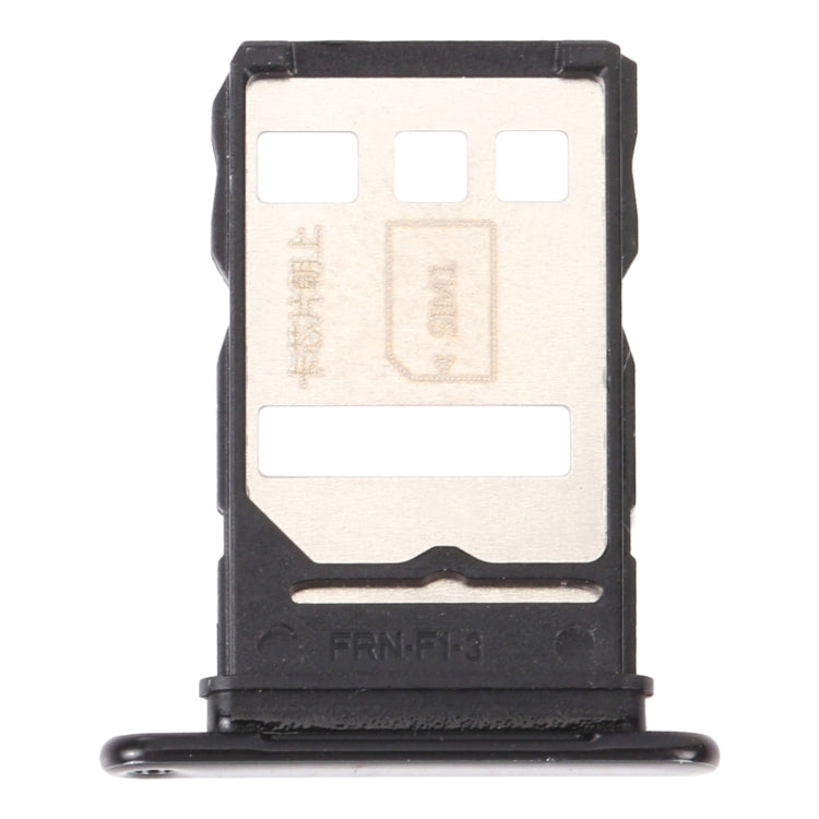 SIM Card Tray + NM Card Tray for Huawei Enjoy 20 Plus 5G (Black) by buy2fix