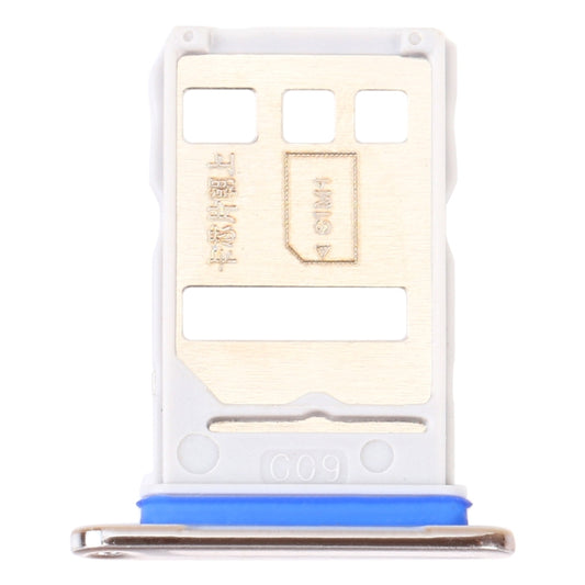 SIM Card Tray + NM Card Tray for Huawei Enjoy 20 Plus 5G (Silver) by buy2fix