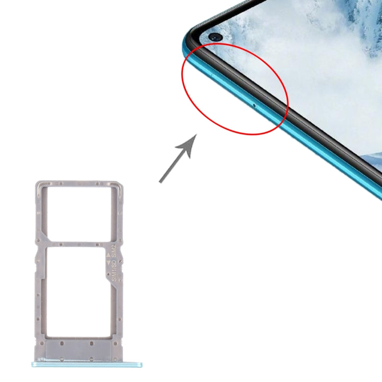 SIM Card Tray + SIM Card Tray / Micro SD Card Tray for Huawei Maimang 9 (Green) by buy2fix