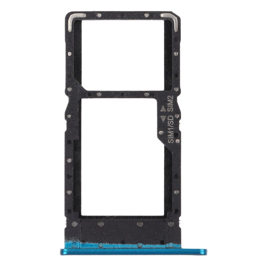 SIM Card Tray + SIM Card Tray / Micro SD Card Tray for Huawei Maimang 9 (Blue) by buy2fix