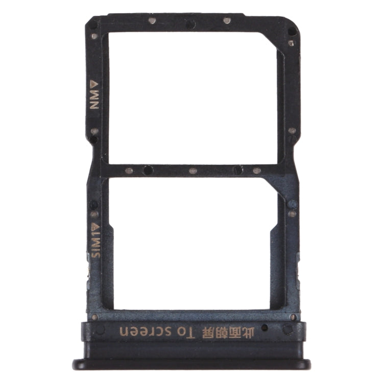 SIM Card Tray + NM Card Tray for Huawei Enjoy 20 Pro (Black) by buy2fix