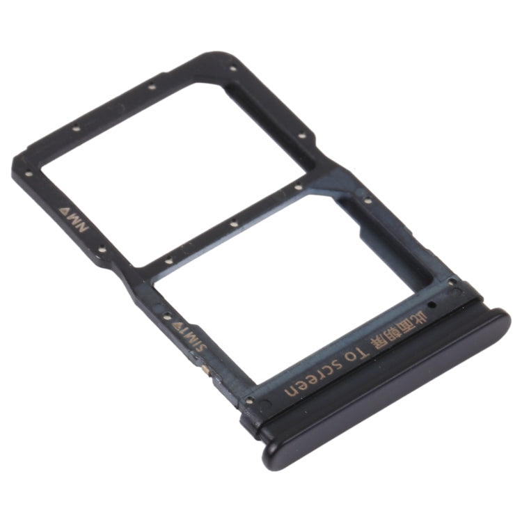 SIM Card Tray + NM Card Tray for Huawei Enjoy 20 Pro (Black) by buy2fix