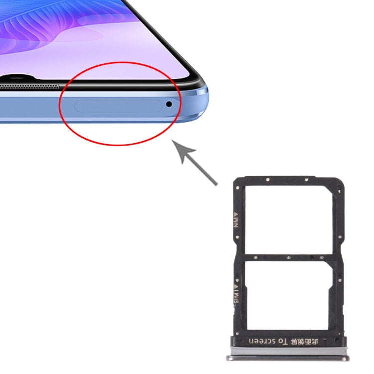 SIM Card Tray + NM Card Tray for Huawei Enjoy 20 Pro (Gold) by buy2fix