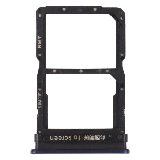 SIM Card Tray + NM Card Tray for Huawei Enjoy 20 Pro (Blue) by buy2fix
