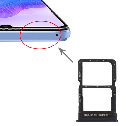 SIM Card Tray + NM Card Tray for Huawei Enjoy 20 Pro (Blue) by buy2fix