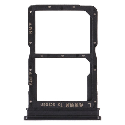 SIM Card Tray + NM Card Tray for Huawei P Smart S (Black) by buy2fix