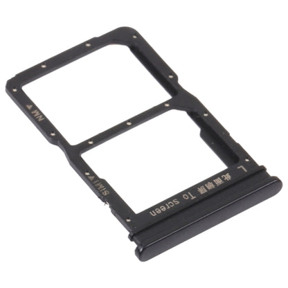 SIM Card Tray + NM Card Tray for Huawei P Smart S (Black) by buy2fix