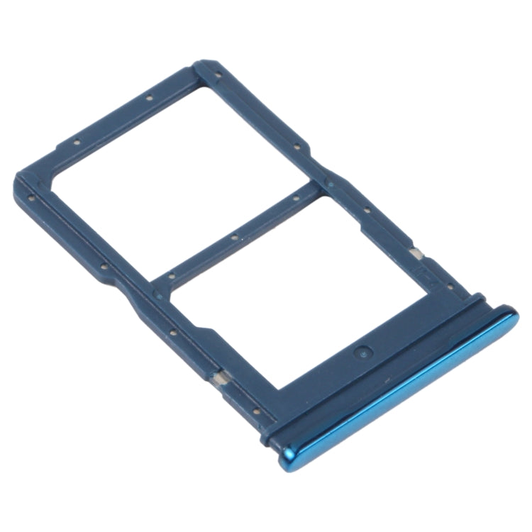 SIM Card Tray + NM Card Tray for Huawei P Smart S (Blue) by buy2fix