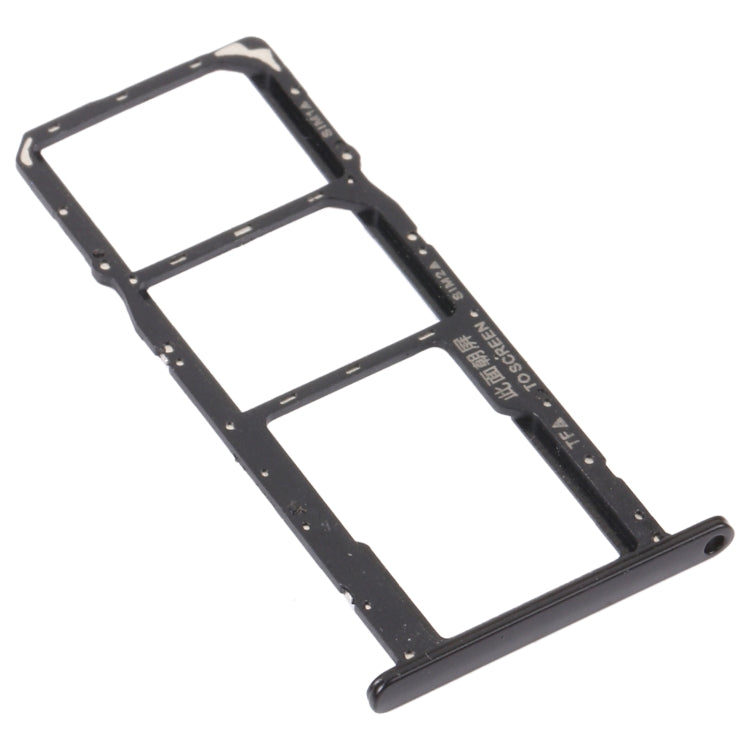 SIM Card Tray + SIM Card Tray + Micro SD Card Tray for Honor 8S 2020 (Black) by buy2fix