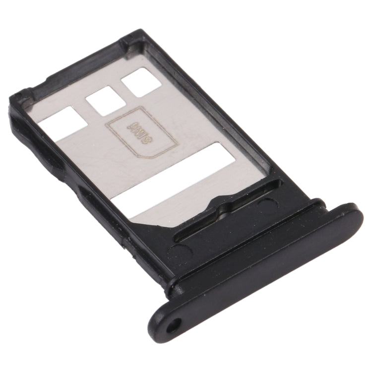 SIM Card Tray + SIM Card Tray / NM Card Tray for Honor X10 5G (Black) by buy2fix