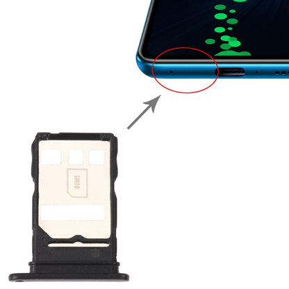 SIM Card Tray + SIM Card Tray / NM Card Tray for Honor X10 5G (Black) by buy2fix