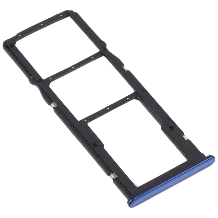 SIM Card Tray + SIM Card Tray + Micro SD Card Tray for Huawei Y5p (Blue) by buy2fix