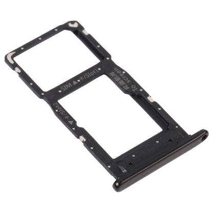 SIM Card Tray + SIM Card Tray / Micro SD Card Tray for Honor 9S (Black) by buy2fix