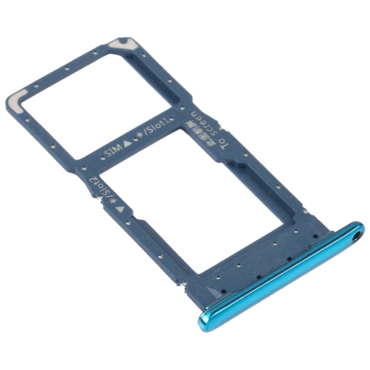 SIM Card Tray + SIM Card Tray / Micro SD Card Tray for Honor 9S (Green) by buy2fix