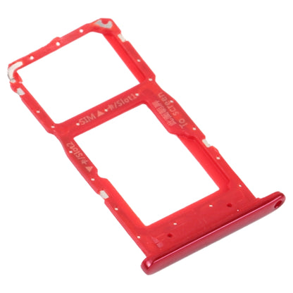 SIM Card Tray + SIM Card Tray / Micro SD Card Tray for Honor 9S (Red) by buy2fix