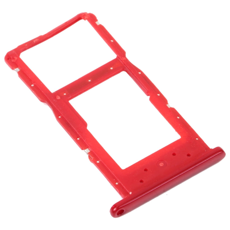 SIM Card Tray + SIM Card Tray / Micro SD Card Tray for Honor 9S (Red) by buy2fix