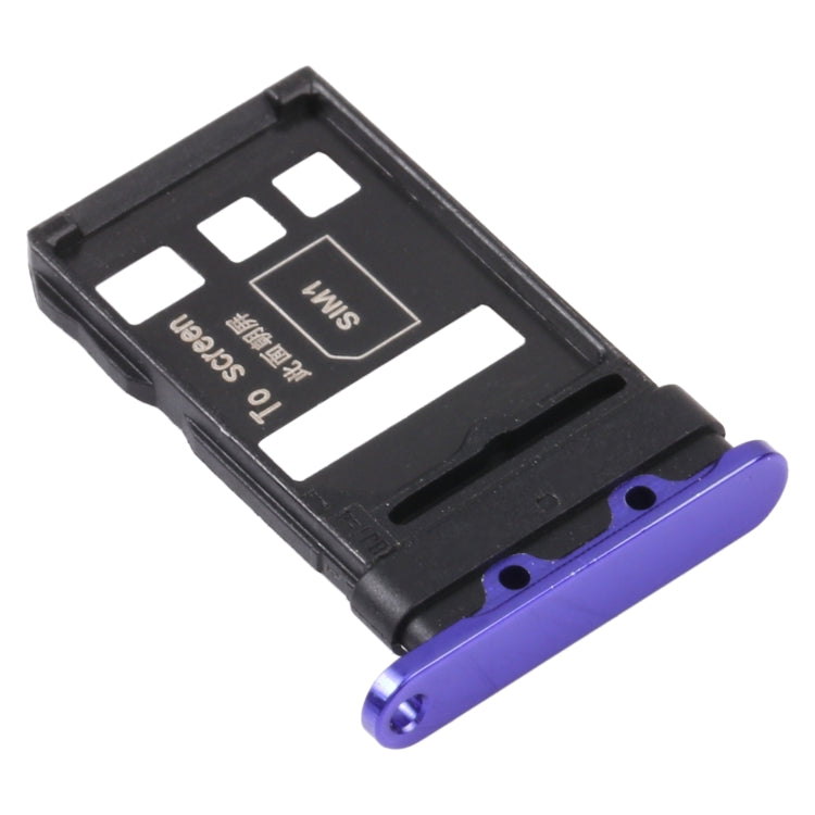 SIM Card Tray + SIM Card Tray for Huawei Nova 7 Pro 5G (Purple) by buy2fix