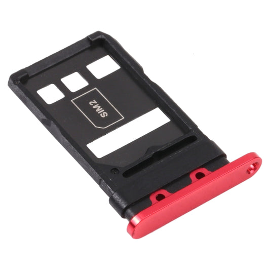 SIM Card Tray + SIM Card Tray for Huawei Nova 7 Pro 5G (Red) by buy2fix