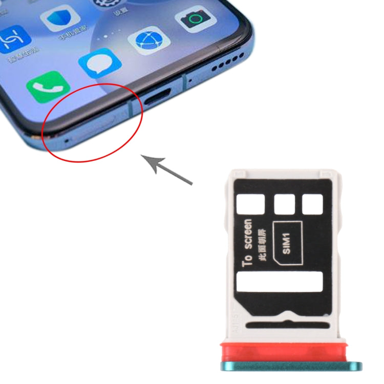 SIM Card Tray + SIM Card Tray for Honor 30 (Green) by buy2fix