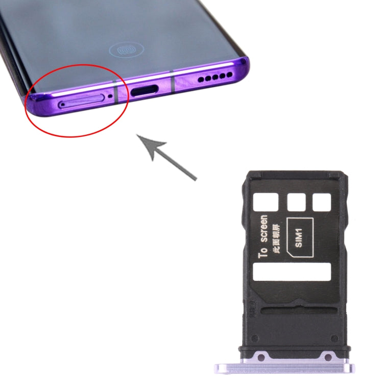 SIM Card Tray + SIM Card Tray for Honor 30 Pro (Purple) by buy2fix
