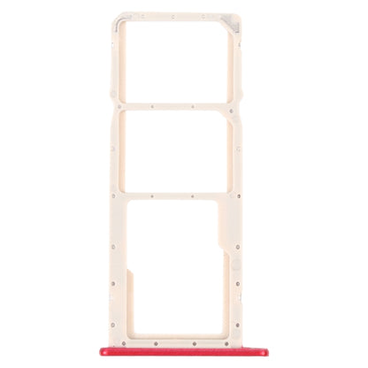 SIM Card Tray + SIM Card Tray + Micro SD Card Tray for Honor 8A 2020 (Red) by buy2fix