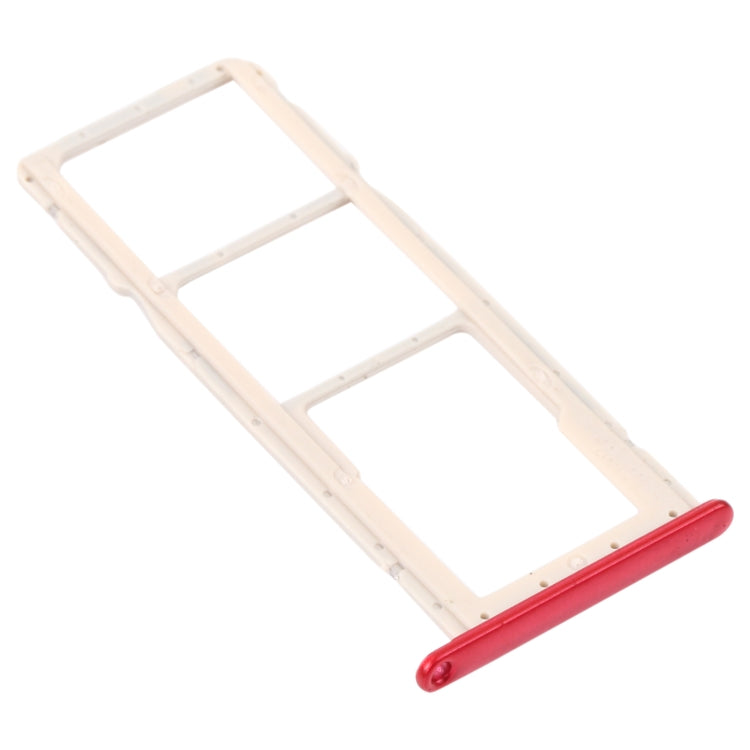 SIM Card Tray + SIM Card Tray + Micro SD Card Tray for Honor 8A 2020 (Red) by buy2fix