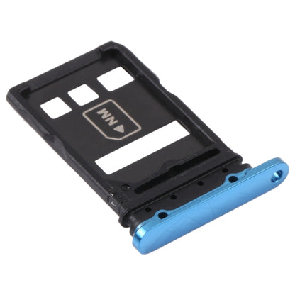 SIM Card Tray + NM Card Tray for Huawei P40 Pro+ (Blue) by buy2fix
