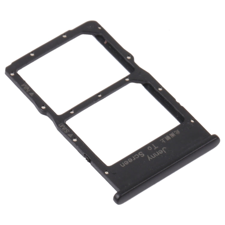 SIM Card Tray + NM Card Tray for Huawei Nova 7i (Black) by buy2fix