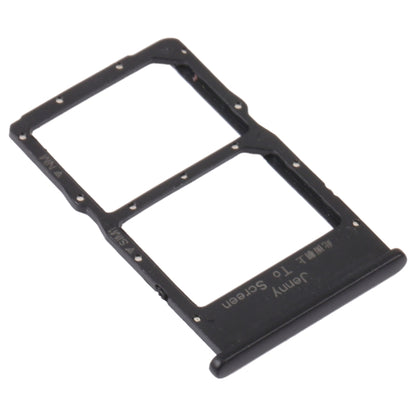 SIM Card Tray + NM Card Tray for Huawei Nova 7i (Black) by buy2fix