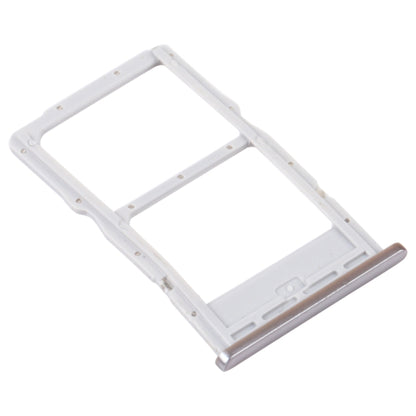 SIM Card Tray + NM Card Tray for Huawei Nova 7i (Silver) by buy2fix