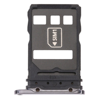 SIM Card Tray + NM Card Tray for Huawei P40 Pro (Black) by buy2fix