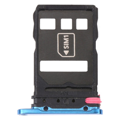 SIM Card Tray + NM Card Tray for Huawei P40 Pro (Blue) by buy2fix