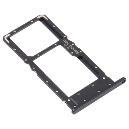 SIM Card Tray + SIM Card Tray / Micro SD Card Tray for Honor Play4 (Black) by buy2fix