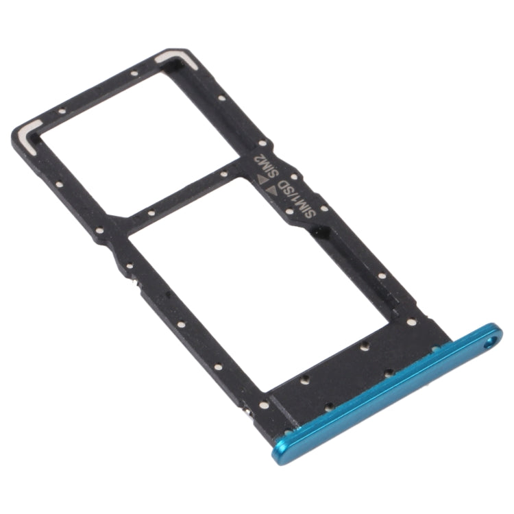 SIM Card Tray + SIM Card Tray / Micro SD Card Tray for Honor Play4 (Blue) by buy2fix