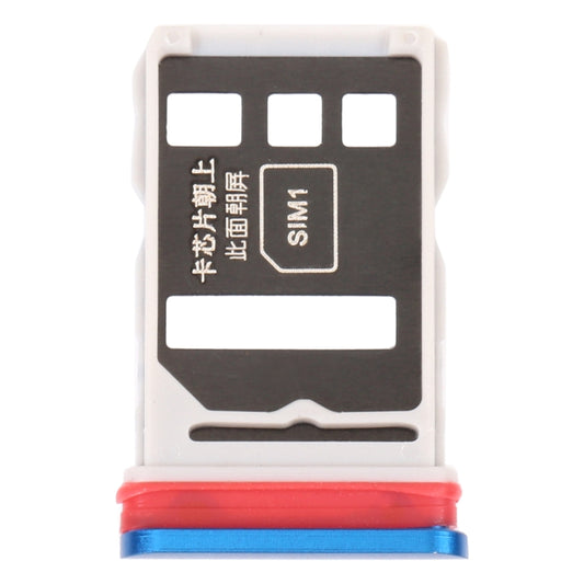 SIM Card Tray + SIM Card Tray for Huawei Nova 6 (Blue) by buy2fix