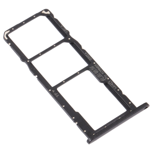 SIM Card Tray + SIM Card Tray + Micro SD Card Tray for Huawei Enjoy 9e (Black) by buy2fix