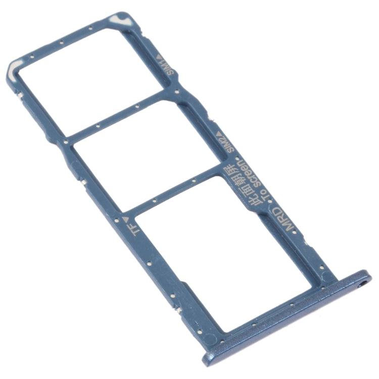 SIM Card Tray + SIM Card Tray + Micro SD Card Tray for Huawei Enjoy 9e (Blue) by buy2fix