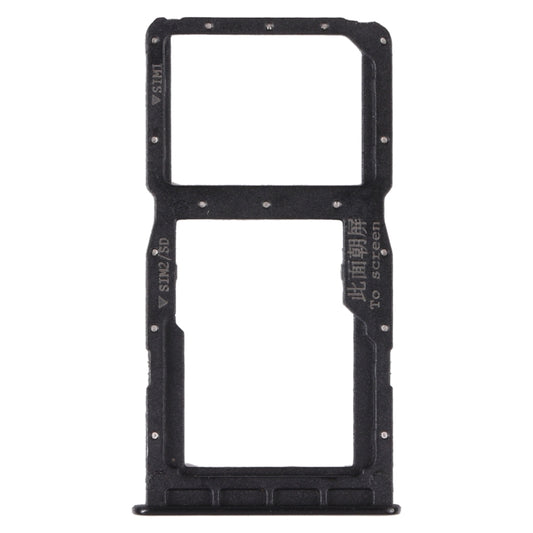 SIM Card Tray + SIM Card Tray / Micro SD Card Tray for Huawei Nova 4e(Black) by buy2fix