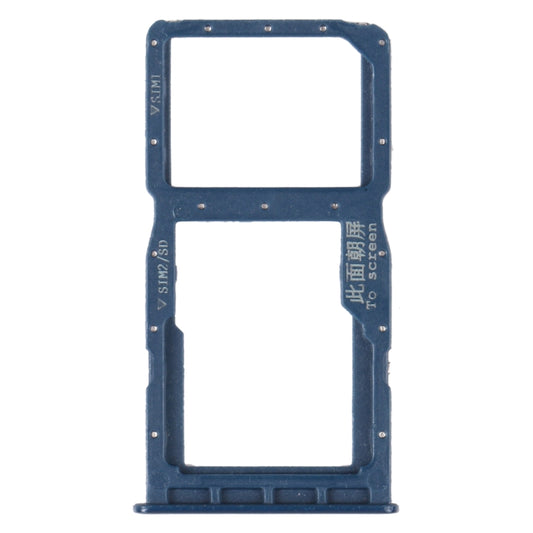 SIM Card Tray + SIM Card Tray / Micro SD Card Tray for Huawei Nova 4e(Blue) by buy2fix