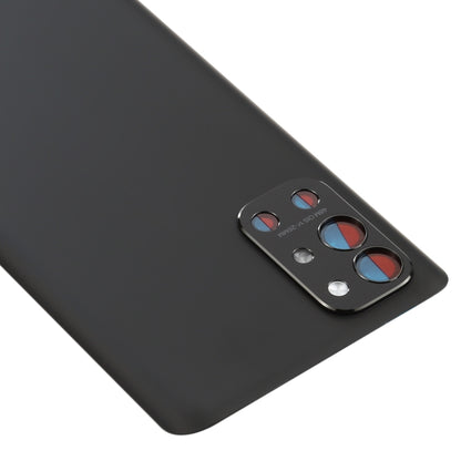 For OnePlus 9R Battery Back Cover With Camera Lens (Frosted Black) - Back Cover by buy2fix | Online Shopping UK | buy2fix