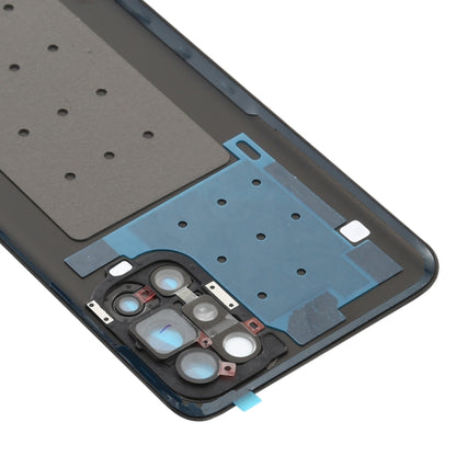 For OnePlus 9R Battery Back Cover With Camera Lens (Frosted Black) - Back Cover by buy2fix | Online Shopping UK | buy2fix