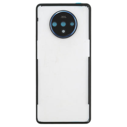 For OnePlus 7T Battery Back Cover With Camera Lens (Transparent) - Back Cover by buy2fix | Online Shopping UK | buy2fix