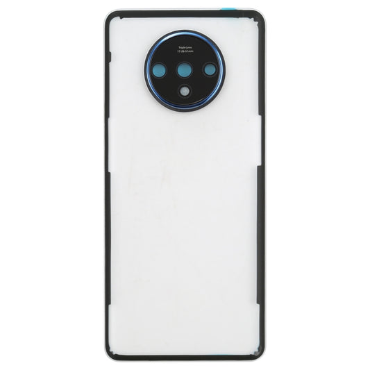 For OnePlus 7T Battery Back Cover With Camera Lens (Transparent) - Back Cover by buy2fix | Online Shopping UK | buy2fix