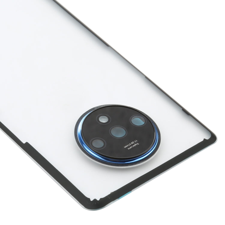 For OnePlus 7T Battery Back Cover With Camera Lens (Transparent) - Back Cover by buy2fix | Online Shopping UK | buy2fix