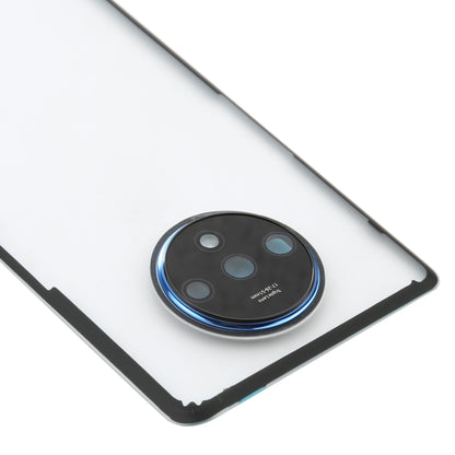 For OnePlus 7T Battery Back Cover With Camera Lens (Transparent) - Back Cover by buy2fix | Online Shopping UK | buy2fix