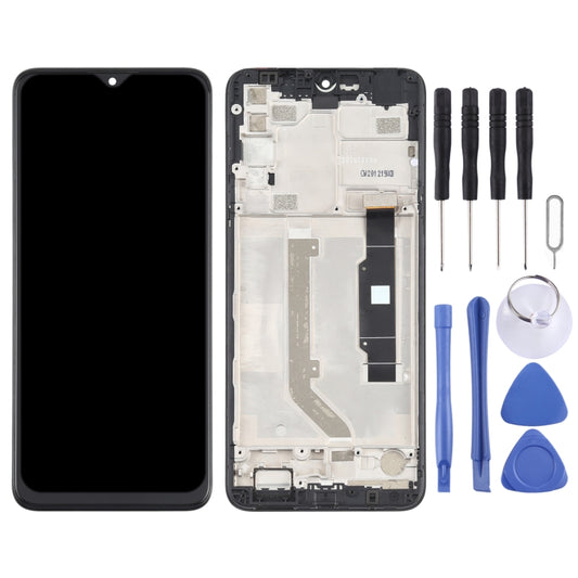 TFT LCD Screen for TCL 20 SE T761H Digitizer Full Assembly with Frame (Black) - For TCL by buy2fix | Online Shopping UK | buy2fix