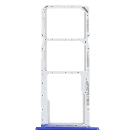 Plateau de carte SIM + plateau de carte SIM + plateau de carte Micro SD pour LG K22 LMK200Z LMK200E LMK200B LM-K200 (bleu)