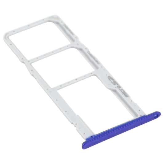 SIM Card Tray + SIM Card Tray + Micro SD Card Tray for LG K22 LMK200Z LMK200E LMK200B LM-K200 (Blue) - For LG by buy2fix | Online Shopping UK | buy2fix