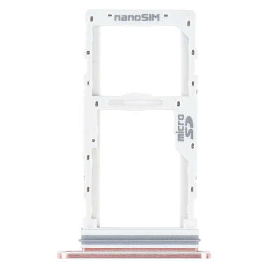 Plateau de carte SIM + plateau de carte SIM / plateau de carte Micro SD pour LG Velvet 5G LM-G900N LM-G900EM LM-G900 LM-G900TM (rose)