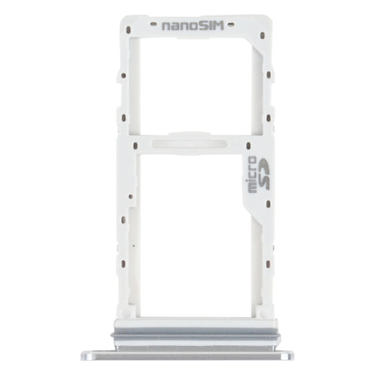 SIM-Kartenfach + SIM-Kartenfach / Micro-SD-Kartenfach für LG Velvet 5G LM-G900N LM-G900EM LM-G900 LM-G900TM (Silber)